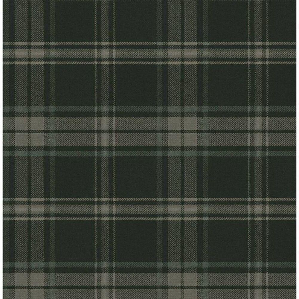 NextWall -  Greenery Sennehill Plaid Peel and Stick W Green